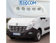 Pod Light Kit Daytime Running Lights DRL Renault Master 2010 to 2019 for painting