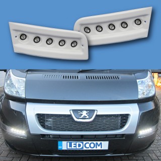 Dodge Ram Promaster Day Running Lights Kit in gloss white 2014 to 2023